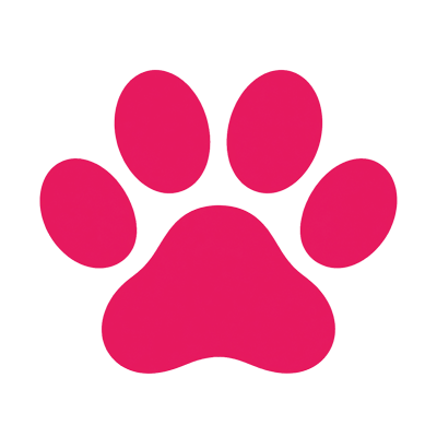 犬の足跡のアイコン